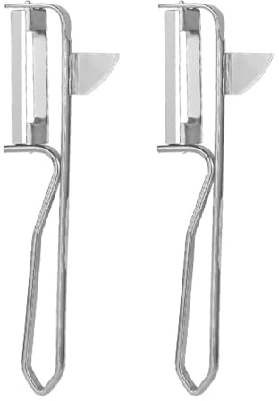 TNSRAY Professional Sparschäler, 2 Stück Schäler aus rostfreiem Edelstahl, Universal Sparschäler Pendelschäler mit geschärftem Ausstecher, Hochwertige Gemüseschäler mit Aushöhler Spargelschäler