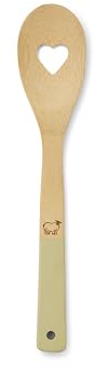 Cooksmart British Designed Bamboo Wooden Spoon | Wooden Cooking Spoons Made from Bamboo | Lovely Designed Spoons for Everyday Cooking - Highland Sheep