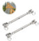 2 Pièces M8 Tendeurs à Vis, 304 Câble Tendeur Inox, Ridoir Tendeur D'auvent, pour Voilier, Auvent