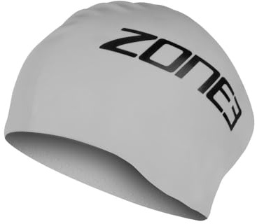 ZONE3 Large Silicone Swim Cap - Designed For Long Hair, Anti-tear, Comfortable, 48g