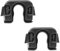 HZXINYI 2 Sets hintere Hutablage-Clips, Gepäckbefestigungsklammern, passend für Ford Focus Fiesta MK3 B-MAX Mondeo Citroen DS3 C3 Nissan 1539663 015532109E 8A6146698AA (schwarz)