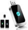 Adaptador Inalámbrico Android Auto & CarPlay, Mini Stick Convierte Cable Inalámbrico para Autos con AA & CarPlay, USB C/A, Plug and Play, Compatible con iOS 10+ o Android 12+