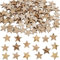 ParPix Kleine Holzsterne zum Basteln 2cm, 100 Stück Holz Sterne Deko Weihnachten, Holzsterne Klein, Streudeko Sterne zum Basteln,Deko Sterne Weihnachten Konfetti,Holzstern Tischdeko,DIY Sterne Basteln
