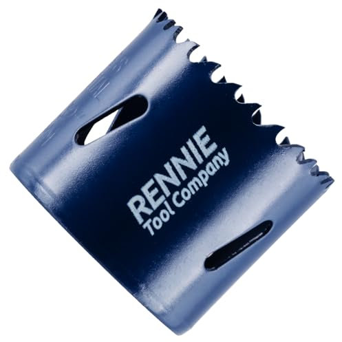 54mm HSS Hole Saw Cutter Bi-Metal For Drilling/Cutting Aluminium, Metal Sheet, Stainless Steel, Pipes, Drywall, Wood, Plastic, Circular Holesaw M35 5% Cobalt Bi Metal Hole Cutter