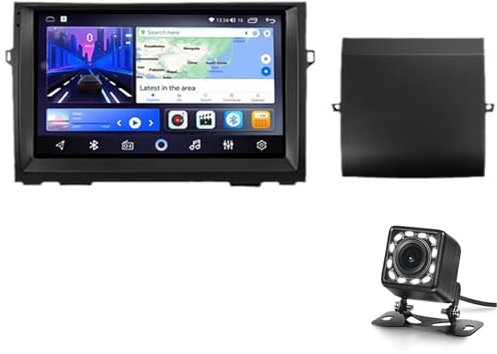 Keoaiob Auto Stereo Android 13.0 Radio Für Prius 2002-2009 GPS Sat Navigation 9 'Touchscreen DVD Multimedia Video Player Fm Bt-empfänger Mit Carplay 4g 5g WiFi SWC Kamera(Size:8G+256G 2K)