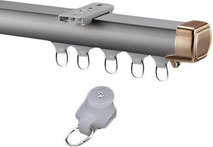 Robustes elektrisches Vorhangschienensystem, leise Vorhangschienen für Raumteiler, Krankenhausdecken, Wohnzimmer und Schlafzimmer, einfache Installation und reibungsloser Betrieb