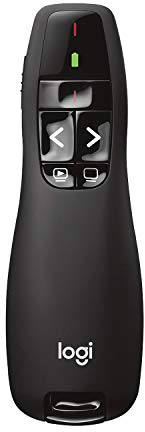 Logitech Presenter Wireless R400, Versione Est Europa Eer2, Puntatore Laser, Dispositivo per Presentazioni, Nero
