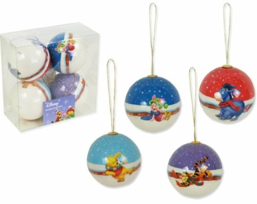 Christbaumkugeln Winnie Puuh 4er Set