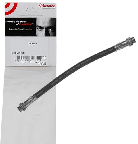 BREMBO Bremsschlauch T68069 Länge: 236mm, Kompatibel mit: RENAULT TWINGO I | T 68 069 Kompatibel mit Twingo I (C06_)