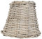 Clayre & Eef 6LAK0256 Lampenschirm Rattan natürlich ca. Ø 14 x 12 cm E27