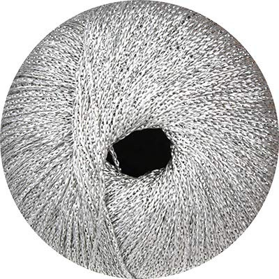 ONline Garne HÄKELGARN 25 g Stärke 10 0002 Silber 100 m 25 g