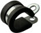 Collier de Serrage Tuyau Doublure Caoutchouc P Clips Durite Acier Inoxydable - Qualité Premium x 5, 28mm