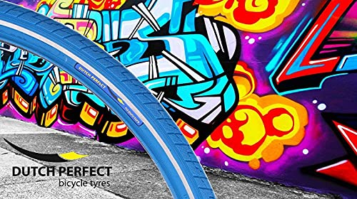 Dutch perfect No Reifenpanne, Fahrrad Reifen 28 blau