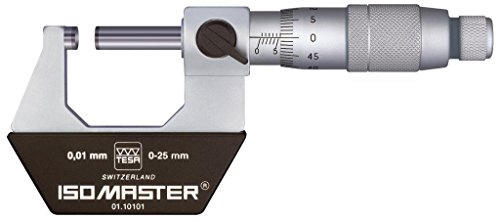 TESA Technology Bügelmessschraube ISOMASTER mit Nonius und Parallaxe, 0 ÷ 25 mm, 0,01 mm