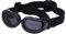 Outdoor Hund Sonnenbrille Anti-UV Augenschutz Schutzbrille Wasserdicht Winddicht Anti-Beschlag für Kleine Haustier Welpen Hund Katze (Schwarz)