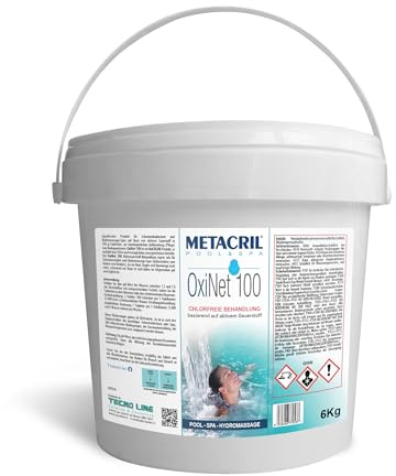 Metacril OxiNet 100, Sauerstofftabletten 100 g, für Schwimmbäder und Whirlpools - 6 KG