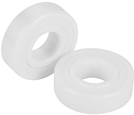 BTIHCEUOT 2 Stück Keramiklager, 6001-2RS 12x28x8mm Hochpräzises abgedichtetes vollkeramisches ZrO2-Kugellager