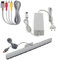 DARLINGTON & Sohns Kit cavi per Nintendo Wii, con cavo di ricarica, alimentatore e cavo TV SCART, barra sensore, adattatore CA