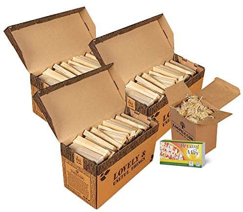 Logpile - Kiln Dried Kindling Wood Starter Kit | 3 boxes of Kindling, Firelights and Safety Matches | Smokeless Fire Starter for Pizza Oven, & Outdoor Fire Pits, BBQ | Quick & Easy Fire Lighting