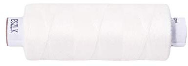 1 Rollen Troja Nähgarn a 500 m - Allesnäher Qualitätsgarn - unifarben, Weiß