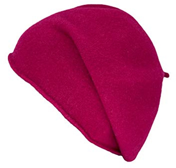 Kopka Damen Wollstegbaske, Baskenmütze, Strickmütze aus 100% Wolle (Merino), Wintermütze