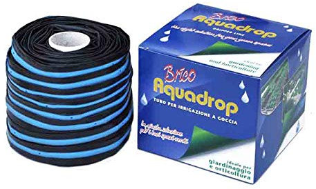 Berardi 100 Metri Manichetta gocciolante irrigazione 16mm/8mil - autocompensante - Passo 20 cm (100mt Manichetta Passo 20-16mm)