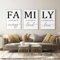 AIVYNA SchöNe Familie Leinwand Bild Abstrakte Buchstaben Poster Kunstdrucke Wandbilder Wand Bilder Wohnzimmer Schlafzimmer Wohnkultur Rahmenlos 50×70cm×3st