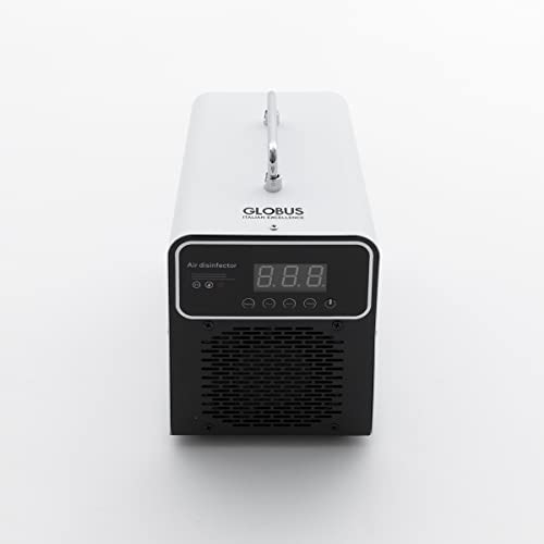 Globus | Ozonizador Sani-Care 10, Generador de ozono para desinfectar y purificar el aire de ambientes cerrados, inactiva bacterias, elimina olores y polvos, adecuado para ambientes de 100-150 m²