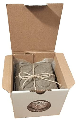 6 Posavasos Flor de Barcelona, Panot, rajola, baldosa, Barcelona, Cataluña, hormigón, despedidas, bodas, regalo, evento de Barcelona, Yumilab