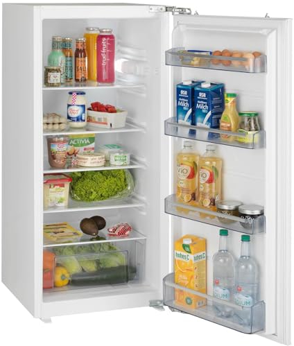 Oranier Einbau Kühlschrank 123 cm - halbhoher Vollraumkühler - 193 Liter Gesamtvolumen - beFresh Fach - Festtürtechnik Türanschlag wechselbar EKS323
