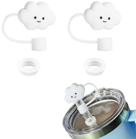 BOSORIO Spill Stopper Compatible with YETI Straw Cup 16oz 20oz 24oz 25oz 26oz 35oz, 2 Straw Cover Topper Cap and 2 Leak Proof Stopper Mug Tumbler Accessories Lid Part