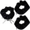 Scrunchies Haargummi 3 Stück Haargummi Scrunchie mit Reißverschluss Geldversteck Reise Unsichtbarer Reißverschluss Scrunchie Geheimverstecke für Wertsachen Reise-Gadgets für Damen und Mädchen
