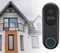 Ring Doorbell Wireless 2024 Newest Smart Vedio Dollbell Security Camera with 1080p HD Video 5g Band Intercom Wifi Night Vision, Real-Time Alerts, Smart Home Protection