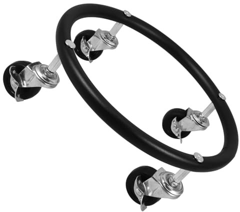 TOGEVAL Mobile Propangasflaschenhalterung Mit Rädern Beweglicher Dolly Für Gastanks Praktische Tragfähigkeit Einfache Handhabung Und Schutz Vor Bodenabrieb