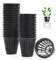 Macetas de Red hidropónica,50 Pcs de 2 Pulgadas Cesta Plantas Hidropónicas Maceta de Malla de Plástico Copas de para Plantas Hidropónicas y Cultivo Fuera del Suelo de Interior y exteriocsc'cs