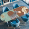 Treer Tischdecke Oval mit Elastischem Rand, Alltäglich Modern Fleckschutz Ovale Tischdecke, Tischdecke Abwaschbar Oval, Lotuseffekt Tischdecke für Küche, Esszimmer, Picknick (132x229cm,Zebra)