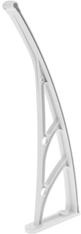 Support D’auvent de Porte en PVC Blanc, Manuel et Motorisé | pour Usage Résidentiel et Industriel, Installation Facile, Résistant aux Intempéries, Accessoire de Fixation