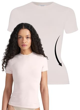 Style & Republic Damen Figurbetont Kurzarm T-Shirt aus Baumwolle– Weiches Atmungsaktiv Rundhals sportoberteil- Activewear für Damen, Gym Running Yoga- Sportstop Sommer Fitnesswear