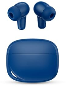 SPC Boost Buds - Auriculares inalámbricos Bluetooth con ENC cancelación Ruido | 30h de batería | Google Fast Pair | 4 micrófonos | IPX4 | Control táctil y Asistente de Voz - Azul