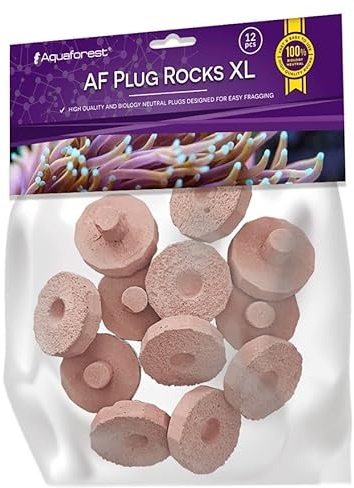 Aquaforest Aquarium Fish Tank Decor XL Plug Rocks Red 12 Pcs