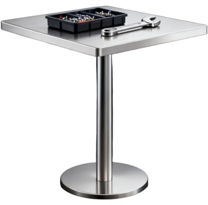 Preferspace Bartisch, 75,2 cm hoch, quadratisch, Tresenhöhe, for Küche, Büro und Zuhause, ideal for Partys, Veranstaltungen und Treffen.(60cm/23.6in)