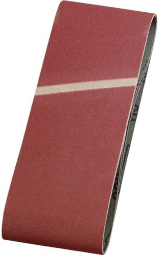 kwb Abrasive Belts 100X560 Mm Made Of High-Grade Aluminium Oxide With Grit Size 80, Special Glueing and Flexible Cotton Fabric for Coarse Sanding Of Wood and Metal