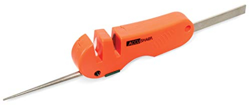 Accusharp Aiguiseur couteaux et outils 4-en-1, Orange