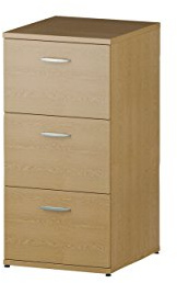 Impulse I000781 3 Drawer Filing Cabinet - Oak