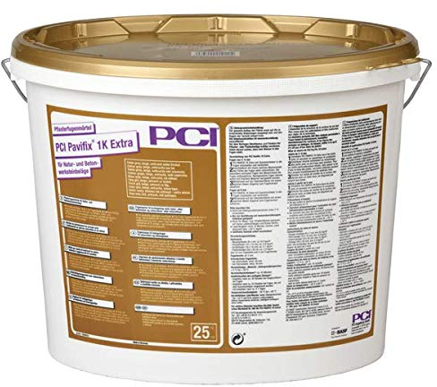 PCI Pavifix 1K Extra Pflasterfugenmörtel 25 kg - grau - Für Bodenflächen mit Fußgänger- und gelegentlichem PKW-Verkehr