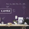 Pittura lavagna magnetica litri 2,5 nero lvm01,viola lvm02,grigio lvm03,verde lvm 04,arancione lvm05, turchese lvm06 (VIOLA LVM02)