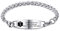 MOWOM Medical Warnen Armband Brauch Graviert Allergie Leben Identifizierung Name ID zum Männer Frauen Rostfreier Stahl Link Kette (Stil01 - Silber Farbe Einfach Etikett & Silber Farbe Weizenkette)