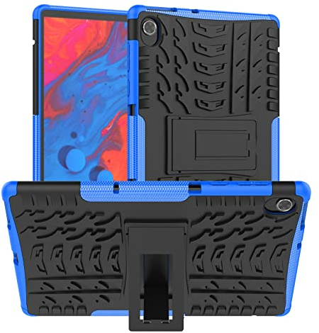 XITODA Funda Lenovo Tab M10 FHD Plus,TPU Silicone + PC Back con Kickstand Protección Carcasa para Lenovo Tab M10 FHD Plus 10,3 Pulgadas TB-X606F/X606X Tablet,*Azul Oscuro