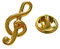 Beyond Gold Musik Brosche Notenschlüssel/Violinschlüssel Brosche Anstecker Anstecknadel