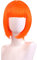 NUWIND Leeloo Kurze Bob Orange Haare Perücke Pagenkopf Kostüm Cosplay Zubehör Halloween Party Perücken